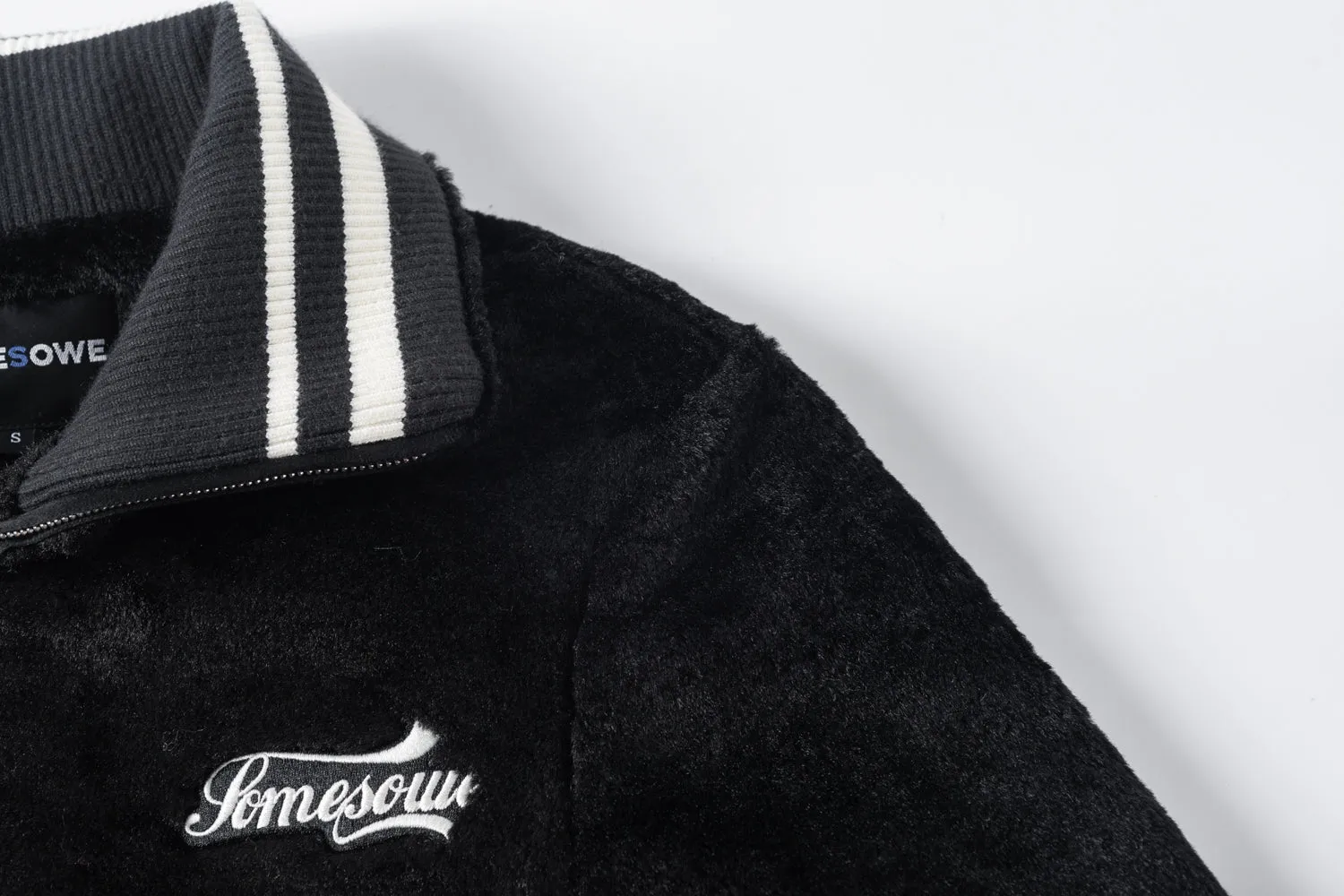 Black Fake Fur Short Jacket