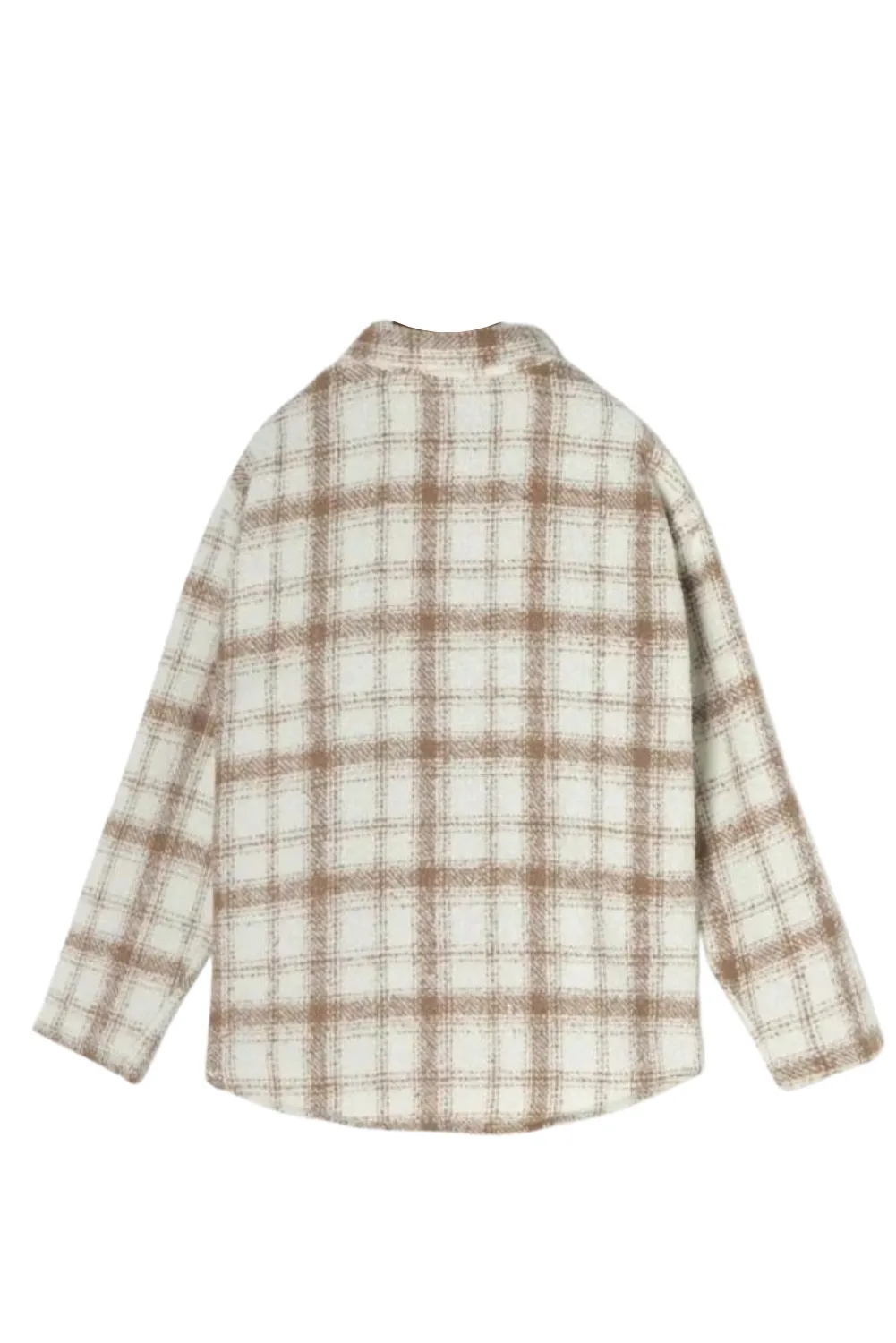 'Candy' Thick Plaid Shirt with Pockets