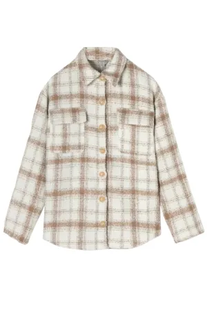 'Candy' Thick Plaid Shirt with Pockets