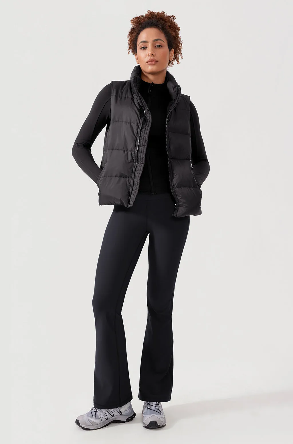 Fleece Lined Flare Leggings 31"