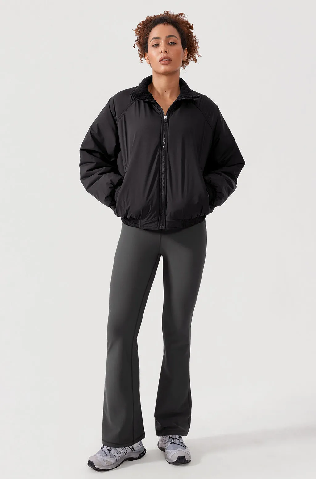 Fleece Lined Flare Leggings 31"
