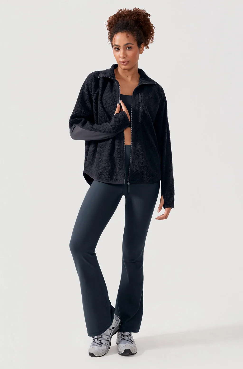Fleece Lined Flare Leggings 31"