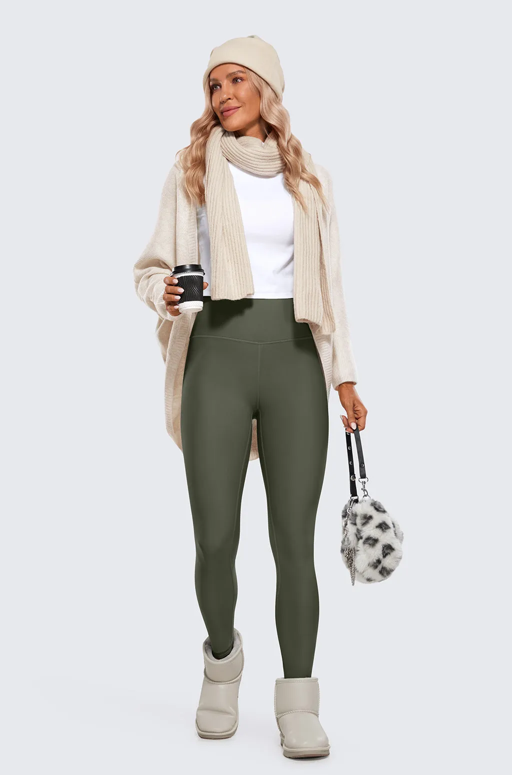 Fleece Lined Leggings 25"