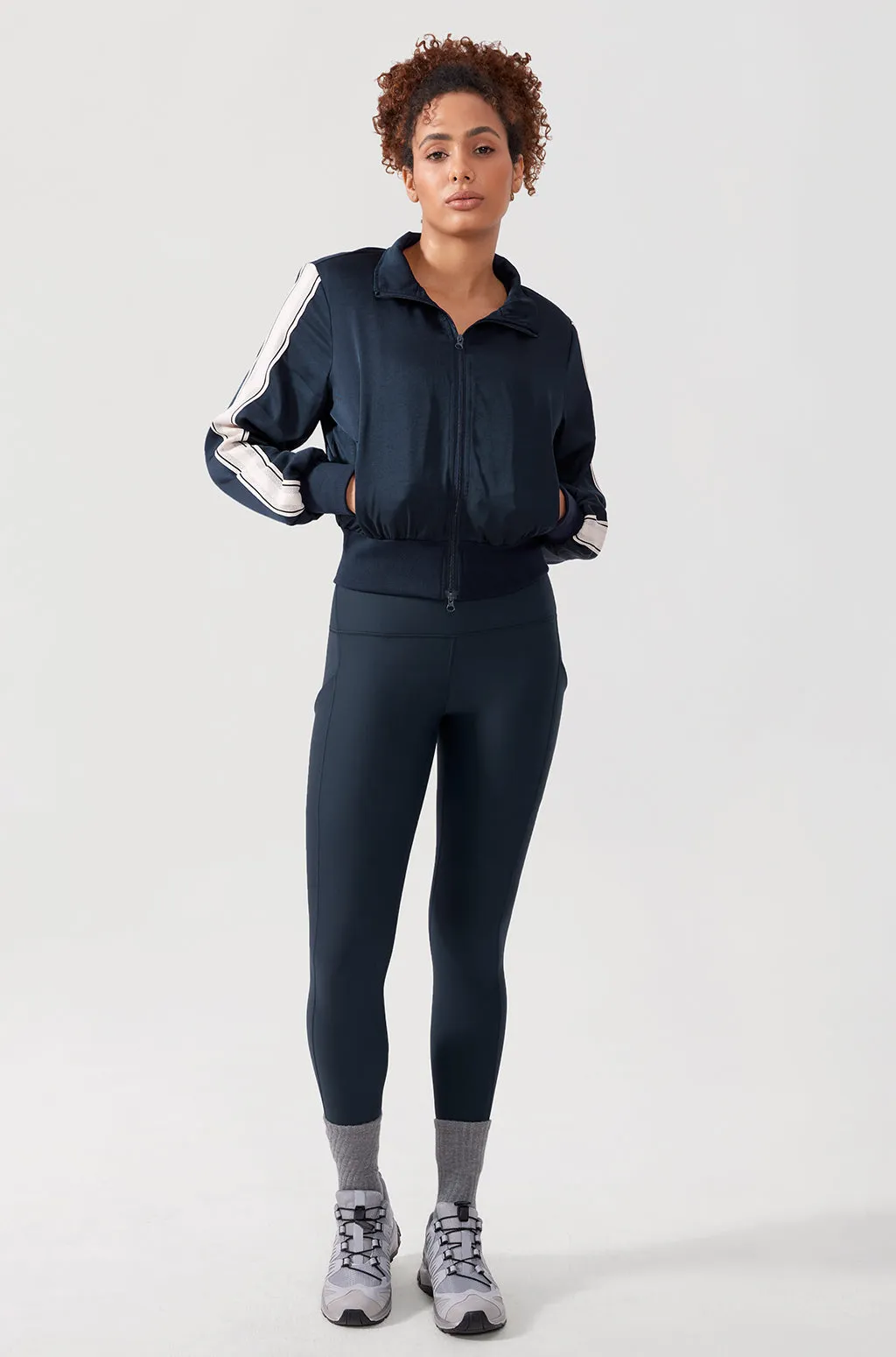 Fleece Lined Leggings with Pockets 26.5"