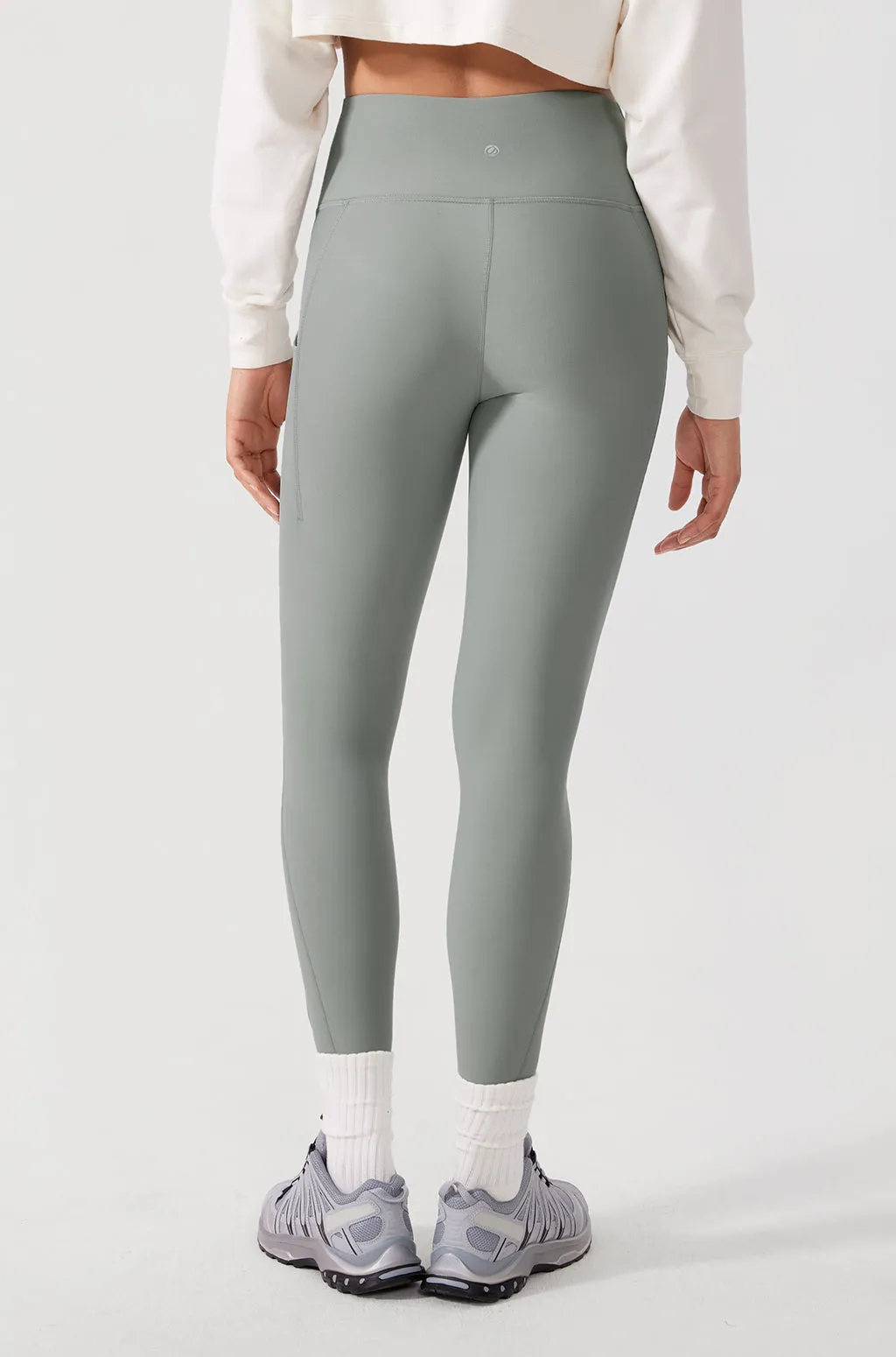 Fleece Lined Leggings with Pockets 26.5"