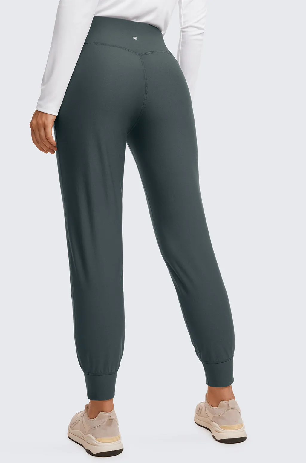 Fleece Lined Pockets Joggers 27.5"