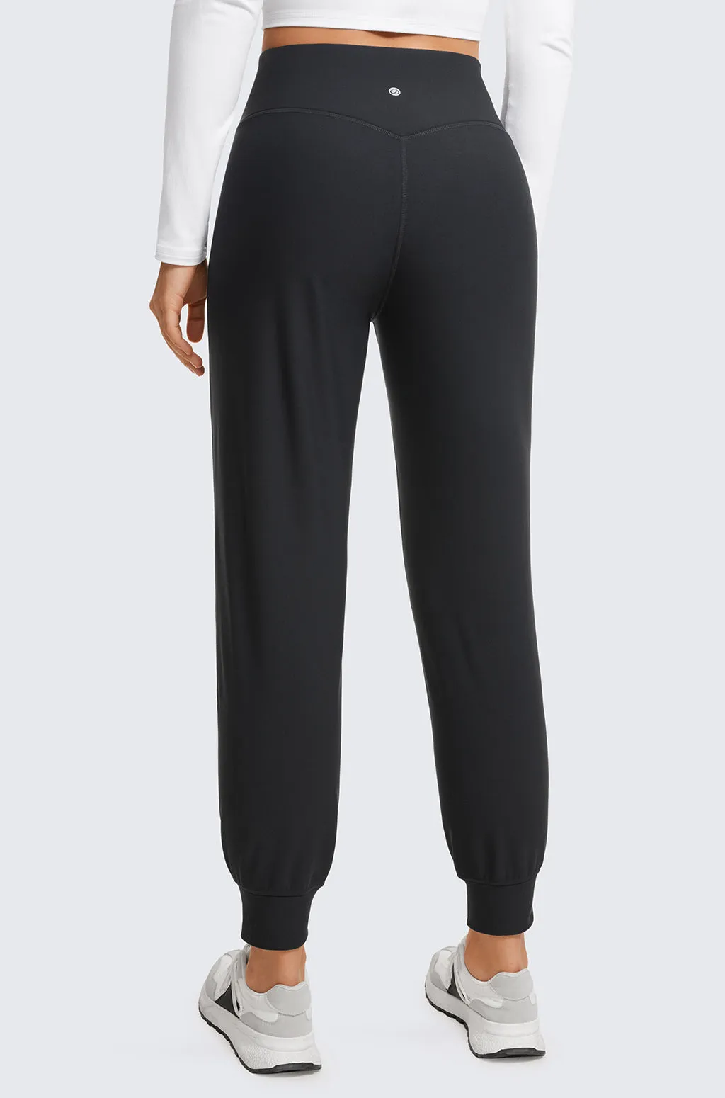 Fleece Lined Pockets Joggers 27.5"