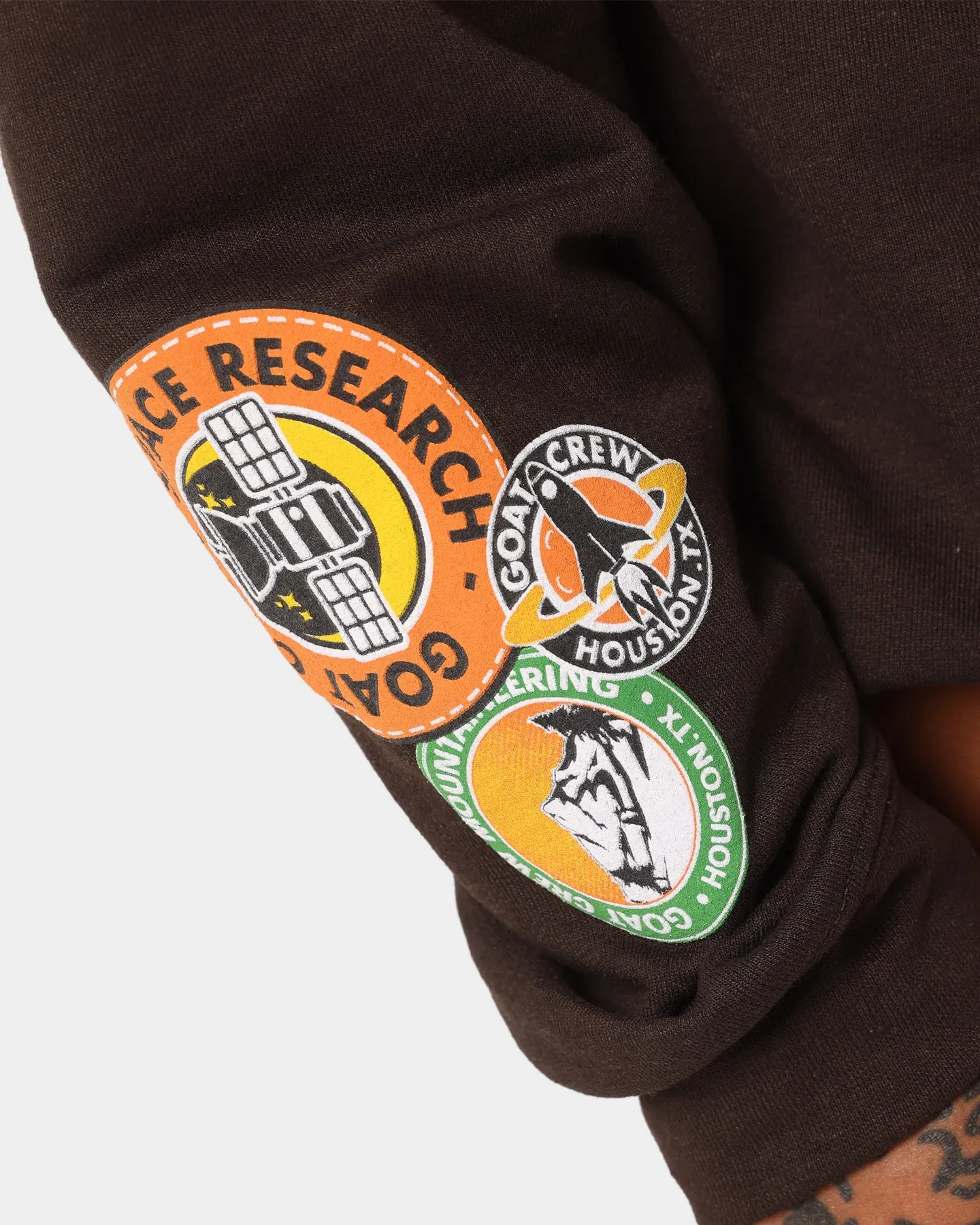 Goat Crew Welcome Hoodie Brown