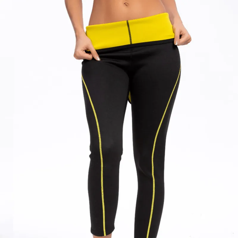 Sports Black High Waisted Gym Corset Sweat Legging For Women