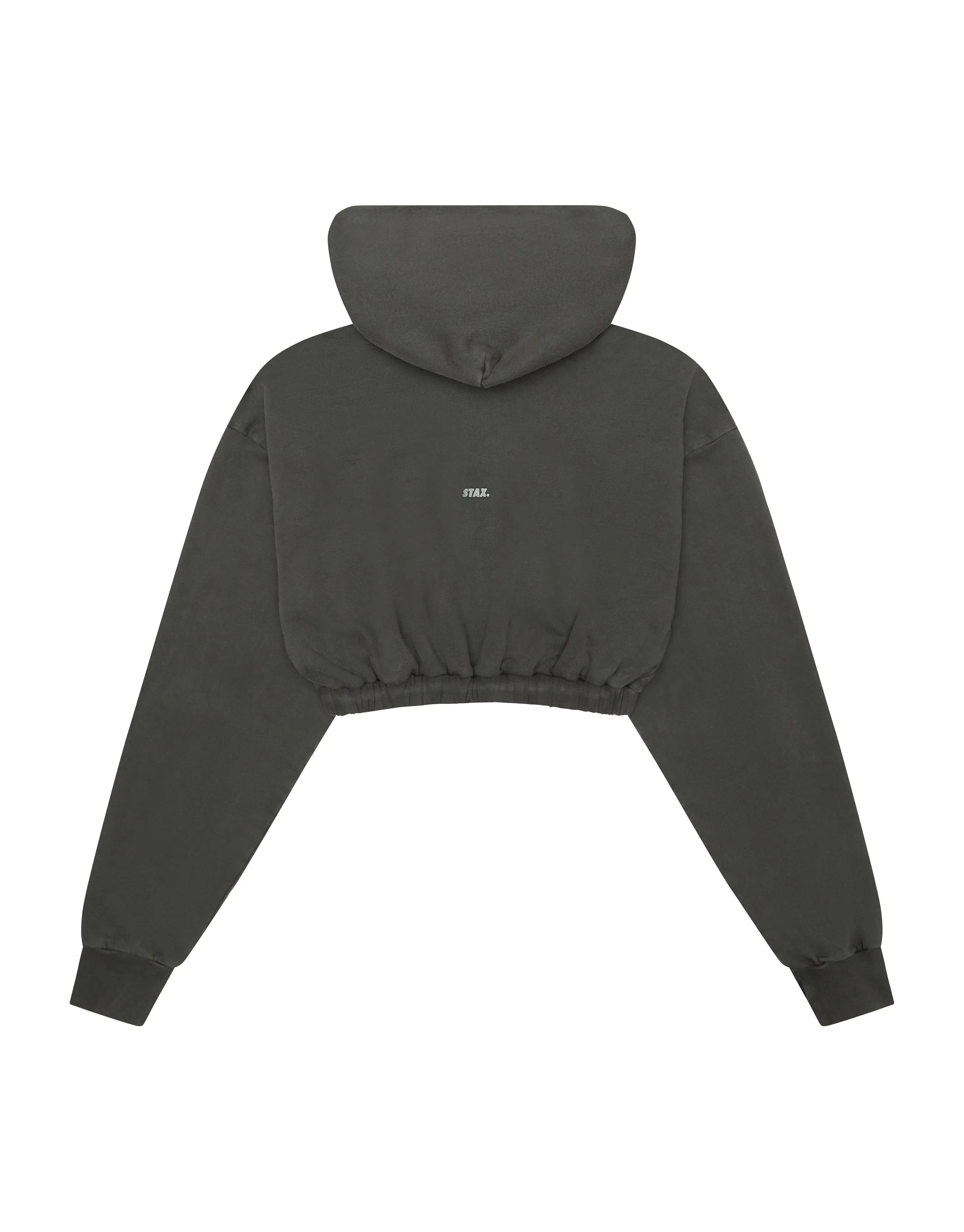 W23 Cropped Hoodie - Ash