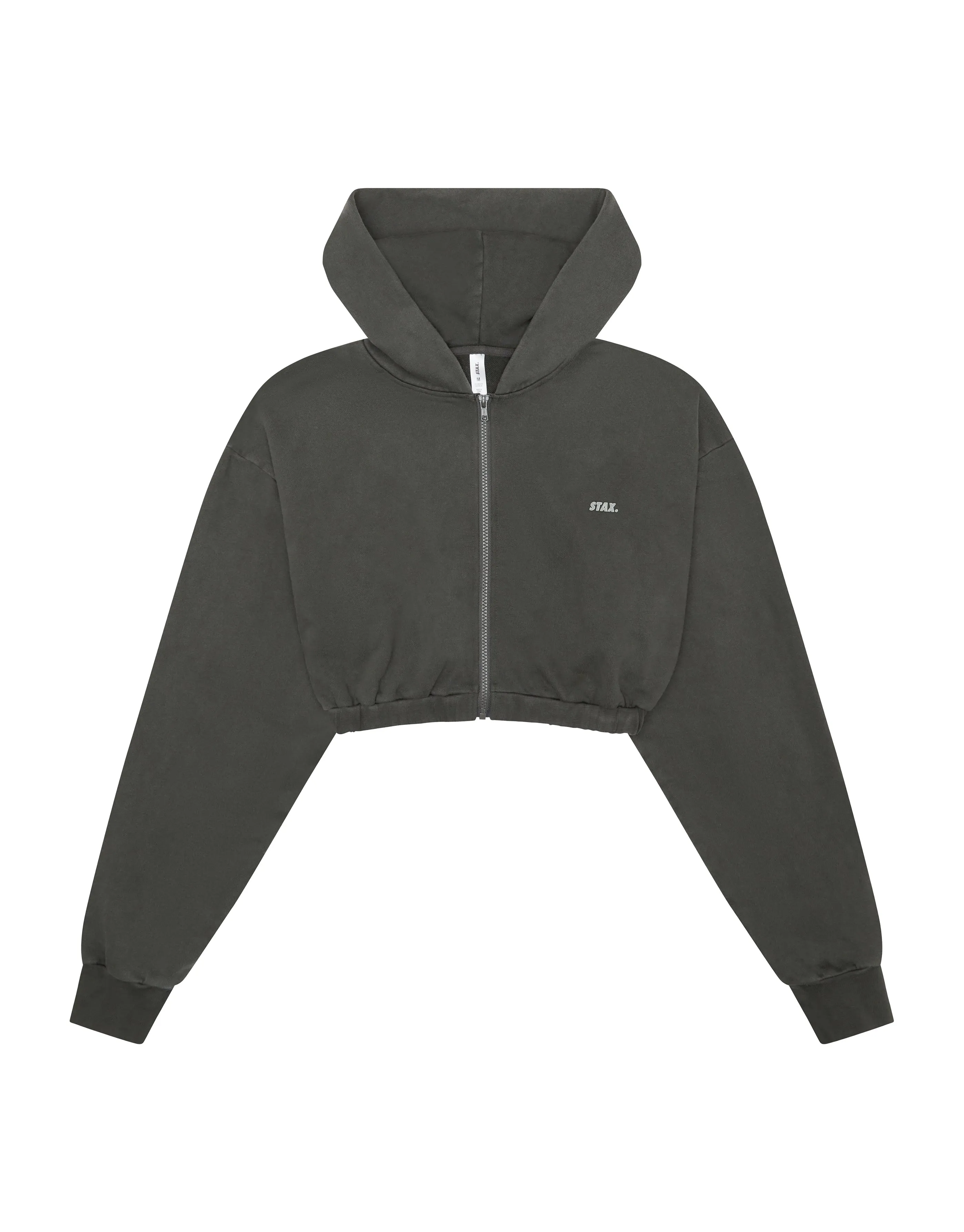 W23 Cropped Hoodie - Ash