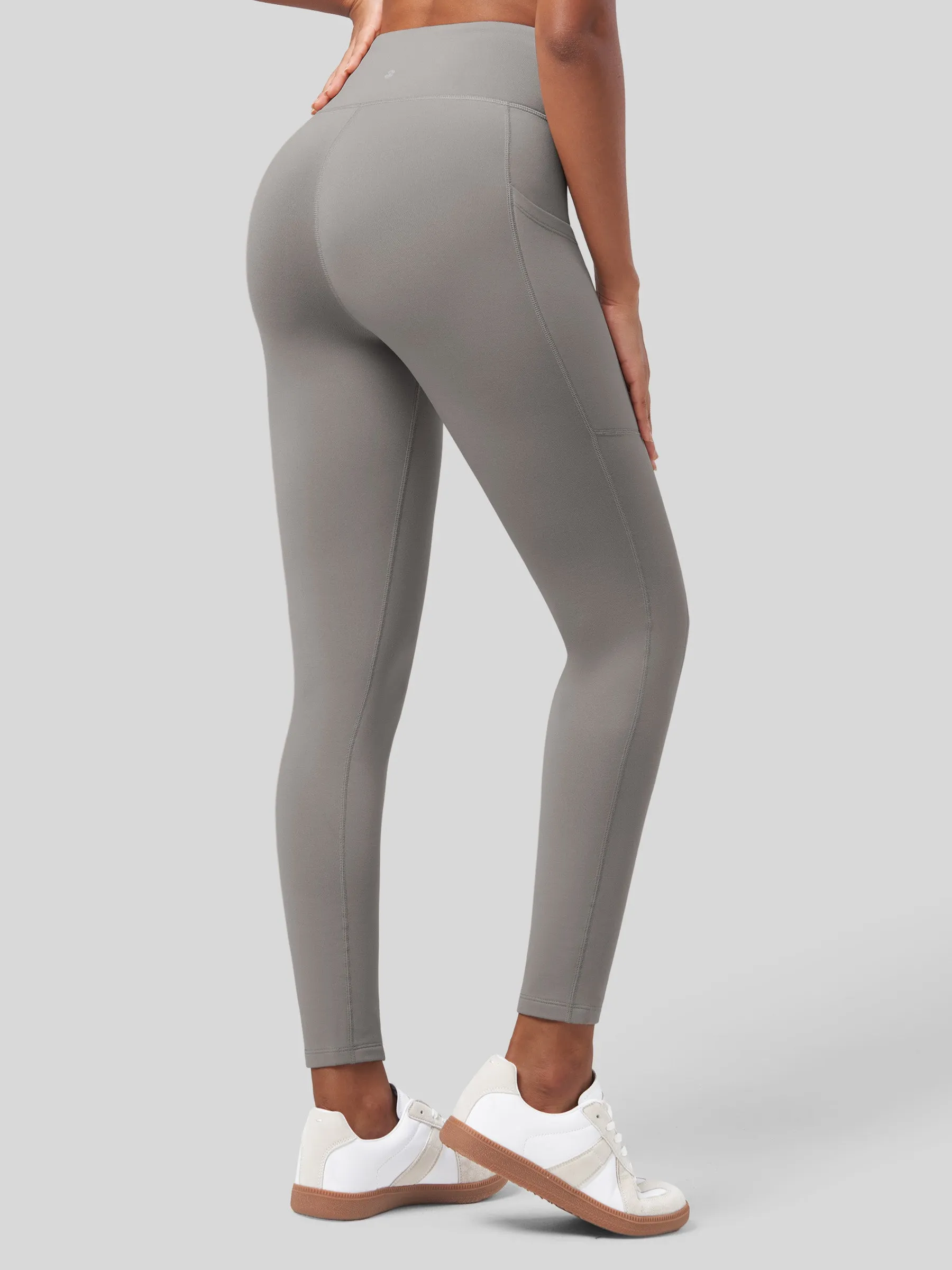 Women's Fleece Lined Leggings Pockets