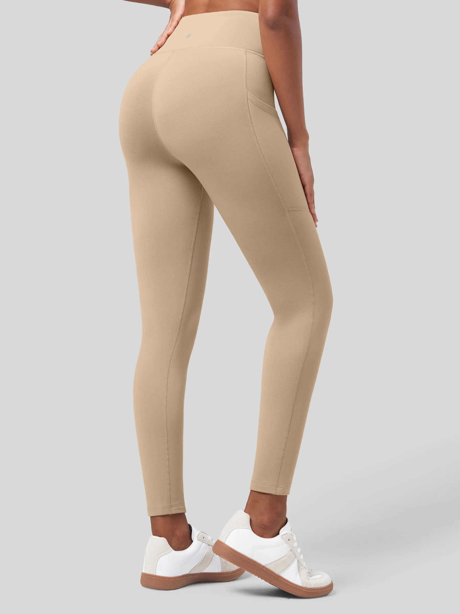 Women's Fleece Lined Leggings Pockets