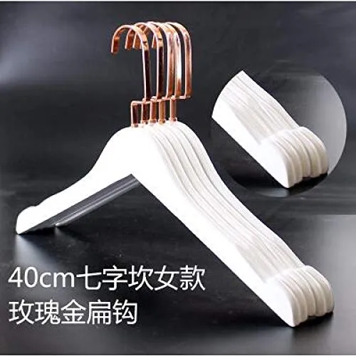 Xyijia Hanger 10Pcs/Lot White Wood Hanger Clothes Hanging Pants Clip Male Women's Children's Clothes Hanger Wooden Slip-Resistant Hangers