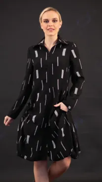 Yarn Dyed Jacquard Bubble Coat